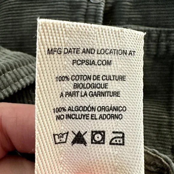 Patagonia Regular Fit Cords Pants in Forge Gray - Picture 7 of 8